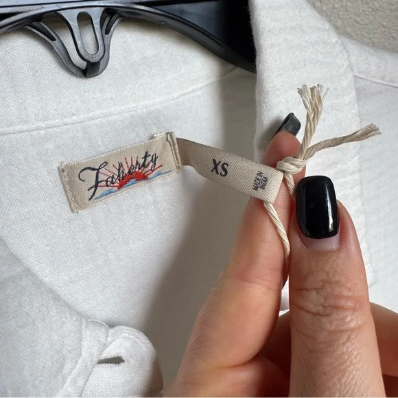 NWT FAHERTY Dream Cotton Gauze Maxi Shirt Dress Sz XS - Picture 10 of 11